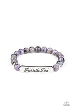 Load image into Gallery viewer, Keep The Trust Purple Bracelet
