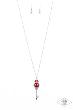 Load image into Gallery viewer, Unlock Every Door Red Necklace
