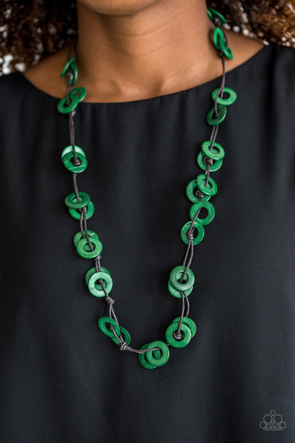 Waikiki Winds Green Necklace