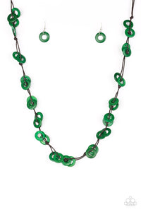 Waikiki Winds Green Necklace