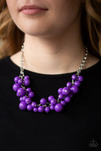 Cargar imagen en el visor de la galería, Walk This BROADWAY Purple/ Red Necklace
