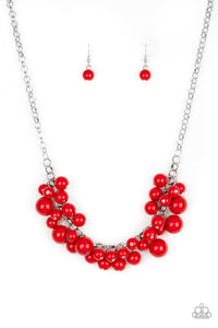 Walk This BROADWAY Purple/ Red Necklace