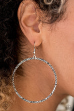 Load image into Gallery viewer, Wide Curves Ahead Silver Earring
