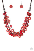 Load image into Gallery viewer, Wonderfully Walla Walla Brown/ Red Necklace
