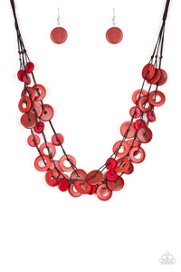 Wonderfully Walla Walla Brown/ Red Necklace