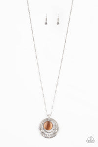 A Diamond A Day Orange Necklace