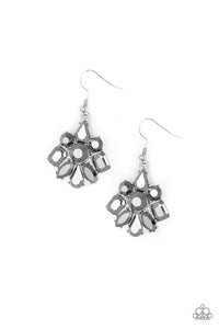 Fiercely Famous Silver/ White Earring