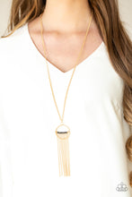 Load image into Gallery viewer, Terra Tassel Gold/ Red Necklace
