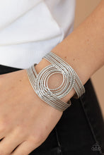 Load image into Gallery viewer, Rustic Coils Silver Bracelet
