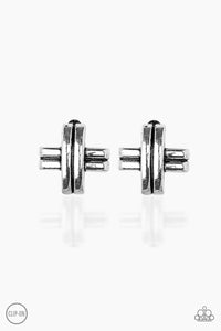 Couture Crossover Silver Earring