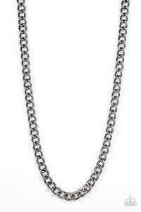 Full Court Black Men Necklace