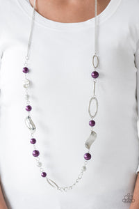 All About Me Purple Necklace