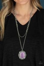 Load image into Gallery viewer, Endlessly Enchanted Purple Necklace
