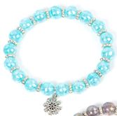 Little Misses Snowflake Charm Iridescent Bracelet