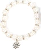 Little Misses Snowflake Charm Iridescent Bracelet