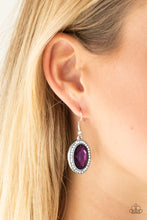 Load image into Gallery viewer, Only FAME In Town Purple Earring
