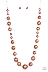 Pearl Prodigy Brown/ Pink/ White Necklace