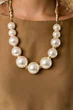 Load image into Gallery viewer, Pearly Prosperity Gold Necklace
