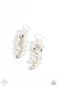 Pursuing Perfection White Pearl Earrings