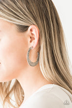 Load image into Gallery viewer, The HOOP Up Copper/ Silver Earring
