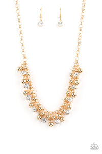 Wall Street Winner Black/ Gold Necklace